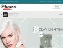 Tablet Screenshot of framesiprofessional.com